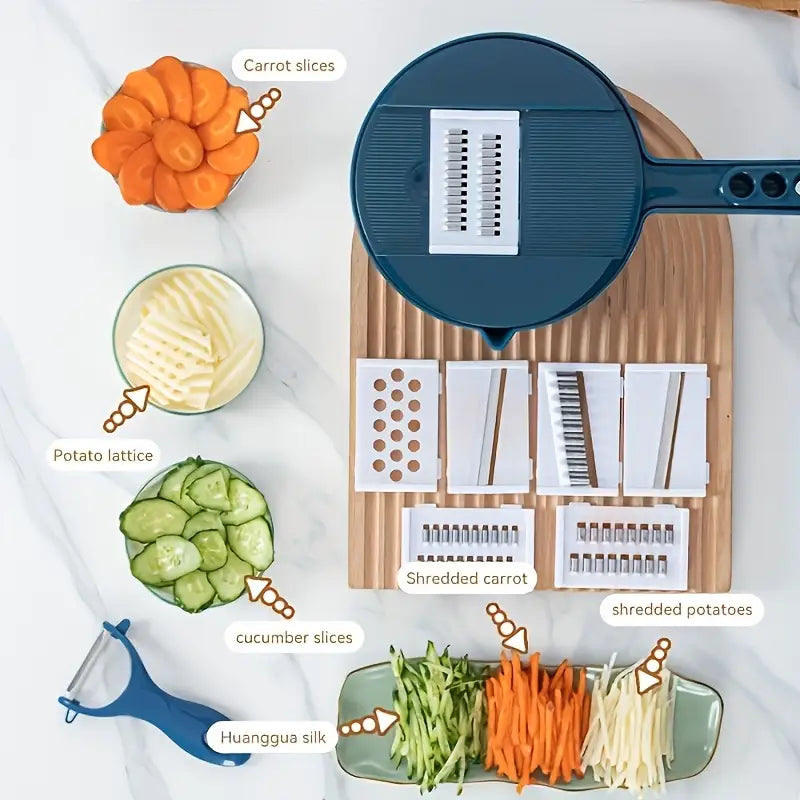 Cortador de Verduras Multifunción: 12 en 1